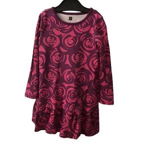 TEA Girl Dress Sz 4 EUC